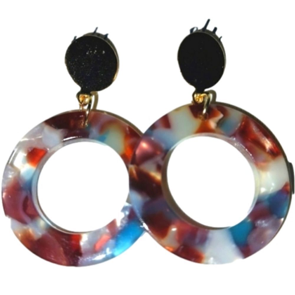 Trendy Acrylic Resin Earrings